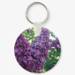 Purple Lilacs Keychain