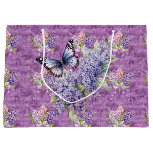 Purple Lilacs  Large Gift Bag