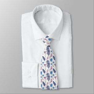 Purple Lilacs  Neck Tie