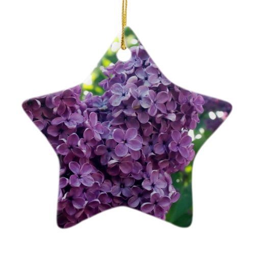 Purple Lilacs Ornament