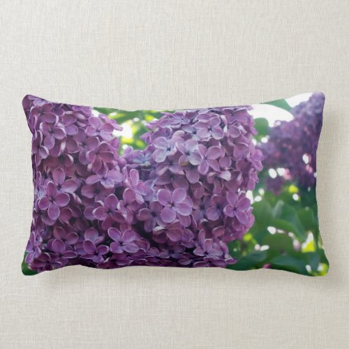 Purple Lilacs Pillow