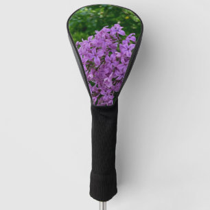 Purple lilacs romantic elegant purple floral photo golf head cover