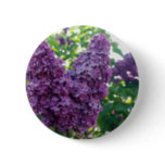 Purple Lilacs Round Button