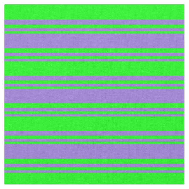 Purple & Lime Colored Pattern Fabric (Close Up)