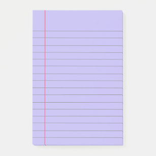 Blank Blush Pink and White Post-it Notes, Zazzle