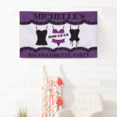 Purple Lingerie, Bachelorette Party Banner (Insitu)
