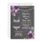 Purple Lingerie Shower Bow Panties Bra Floral