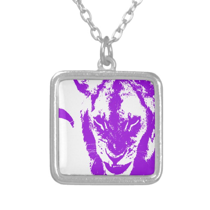 Purple Lion King Necklaces