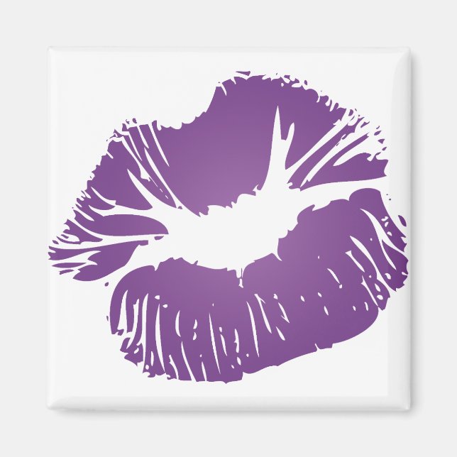 Purple Lips Magnet (Front)