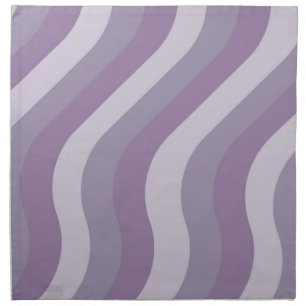 Purple Liquid Swirl Flow Groovy Stripe Y2K Pattern Cloth Napkin