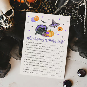 Purple Little Boo Ghost Who knows Mommy Best Game