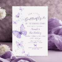 Purple Little Butterfly is Turning One Birthday