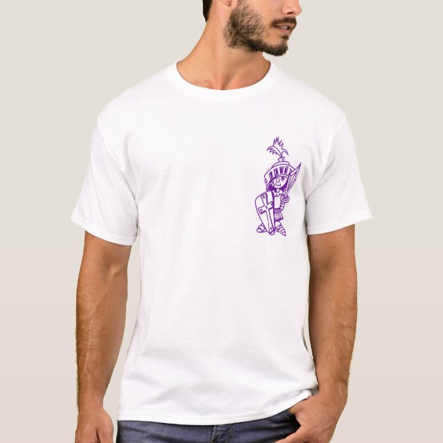 purple little crusader Men's tee shirt (Front)