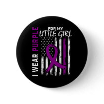 Purple Little Girl Daughter Epilepsy Awareness Ame Button