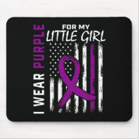 Purple Little Girl Daughter Epilepsy Awareness Ame