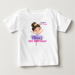 Purple Little Princess Ball Baby T-Shirt