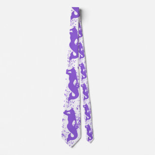purple lookout mermaids neck tie