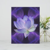 Purple Lotus and sacred geometry (Standing Front)