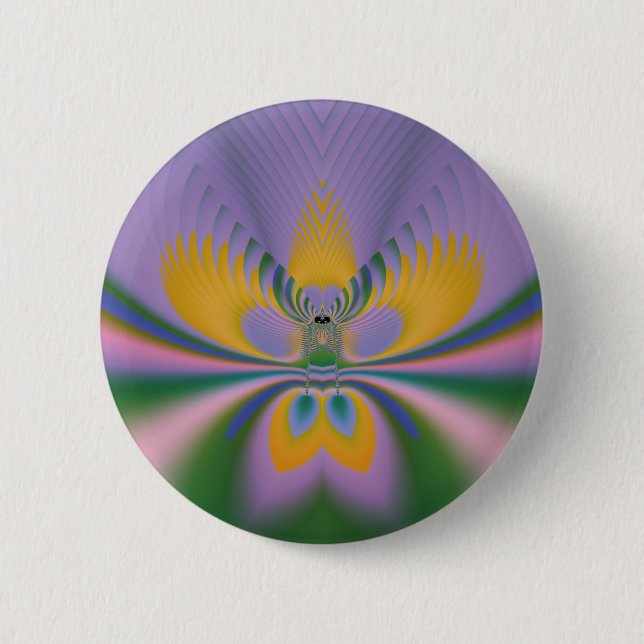 Purple Lotus Button (Front)