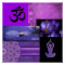 Purple Lotus & Crown Chakra Meditation Collage