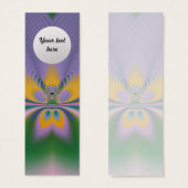 Purple Lotus Custom Bookmark (Front & Back)