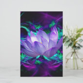 Purple lotus flower and its meaning (Standing Front)