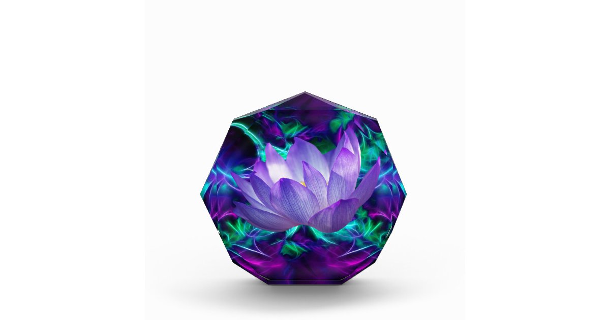Purple lotus flower and its meaning award | Zazzle