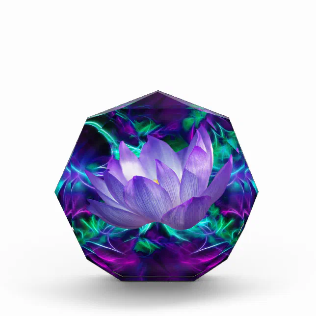 Purple lotus flower and its meaning award | Zazzle