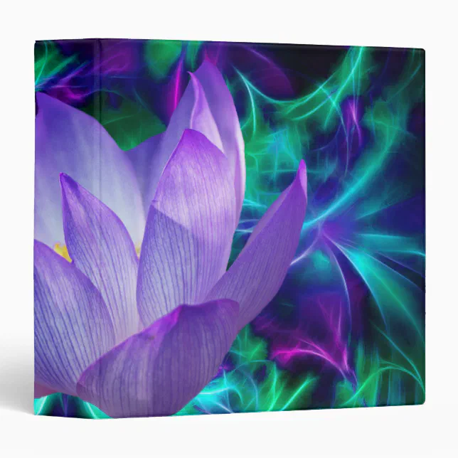 Purple lotus flower and its meaning binder | Zazzle
