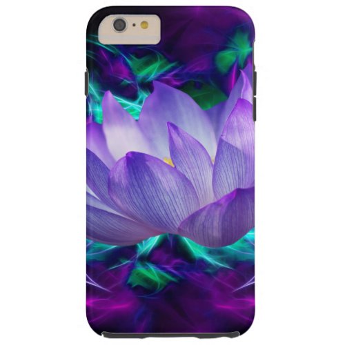 Purple lotus flower and its meaning tough iPhone 6 plus case