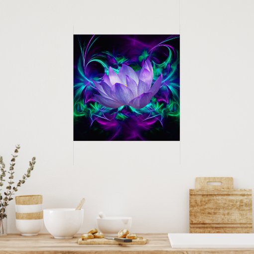 Purple Lotus flower and its meaning Poster | Zazzle