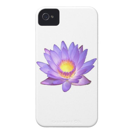 Purple Lotus Flower Case-Mate iPhone Case (Back)