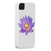 Purple Lotus Flower Case-Mate iPhone Case (Back/Right)