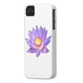 Purple Lotus Flower Case-Mate iPhone Case (Back Left)