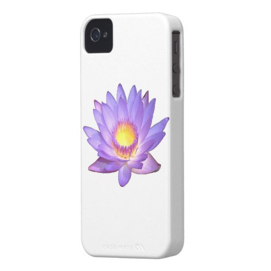 Purple Lotus Flower Case-Mate iPhone Case (Back Left)