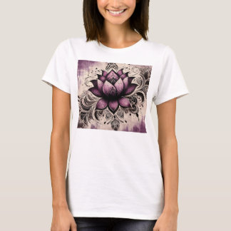 PURPLE LOTUS FLOWER T-Shirt
