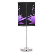 Purple Lotus Flower Yoga Meditation Zen Table Lamp (Back)