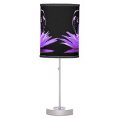 Purple Lotus Flower Yoga Meditation Zen Table Lamp (Front)