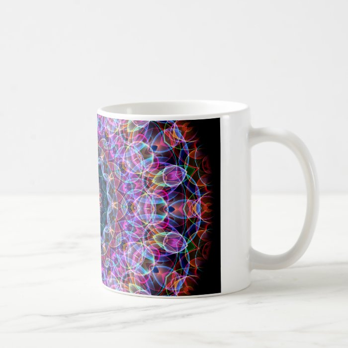 Purple Lotus kaleidoscope Mugs