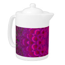 Purple Lotus Kaleidoscope Teapot