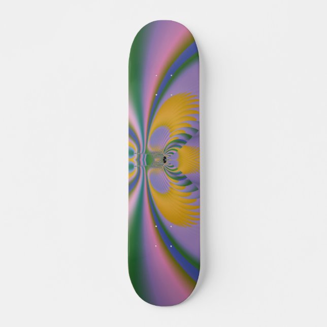 Purple Lotus Skateboard Deck (Front)