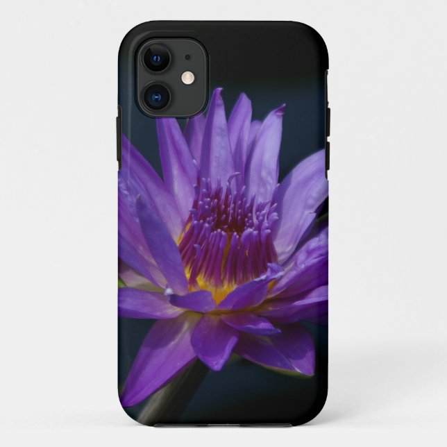 Purple Lotus Waterlily Case-Mate iPhone Case (Back)