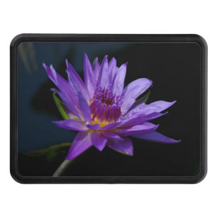 Purple Lotus Waterlily Tow Hitch Cover