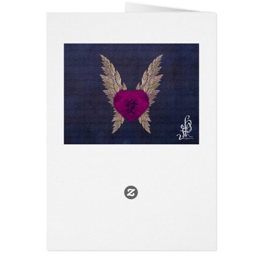 Purple Love Card (Back)