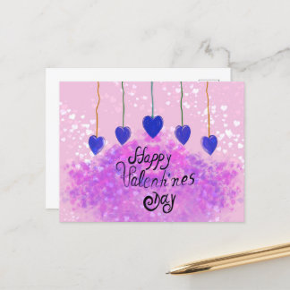 Purple Love Postcard