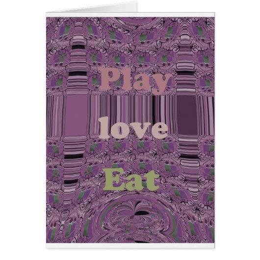 Purple Loves & Play Eat Africa South Traditional (Front)