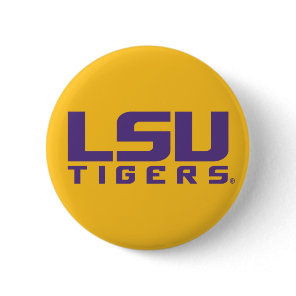 Purple LSU Tigers Logo Button