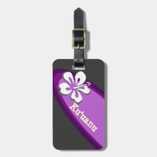 Purple Luggage Bag Tag