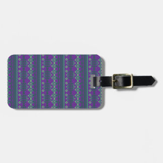 Purple Luggage Tag