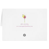 Purple Lupine Field Watercolor Wildflowers (Back Horizontal)